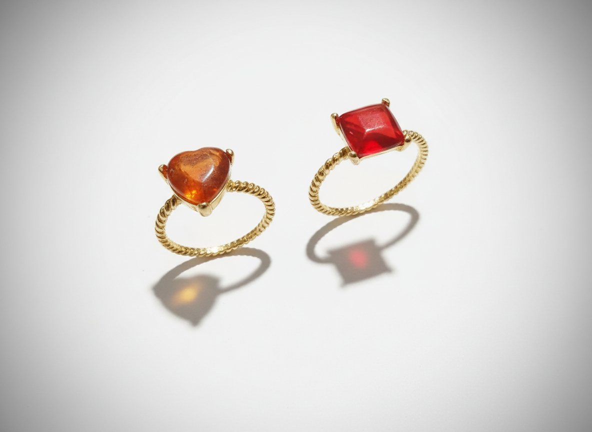 2 bagues 🧡❤️