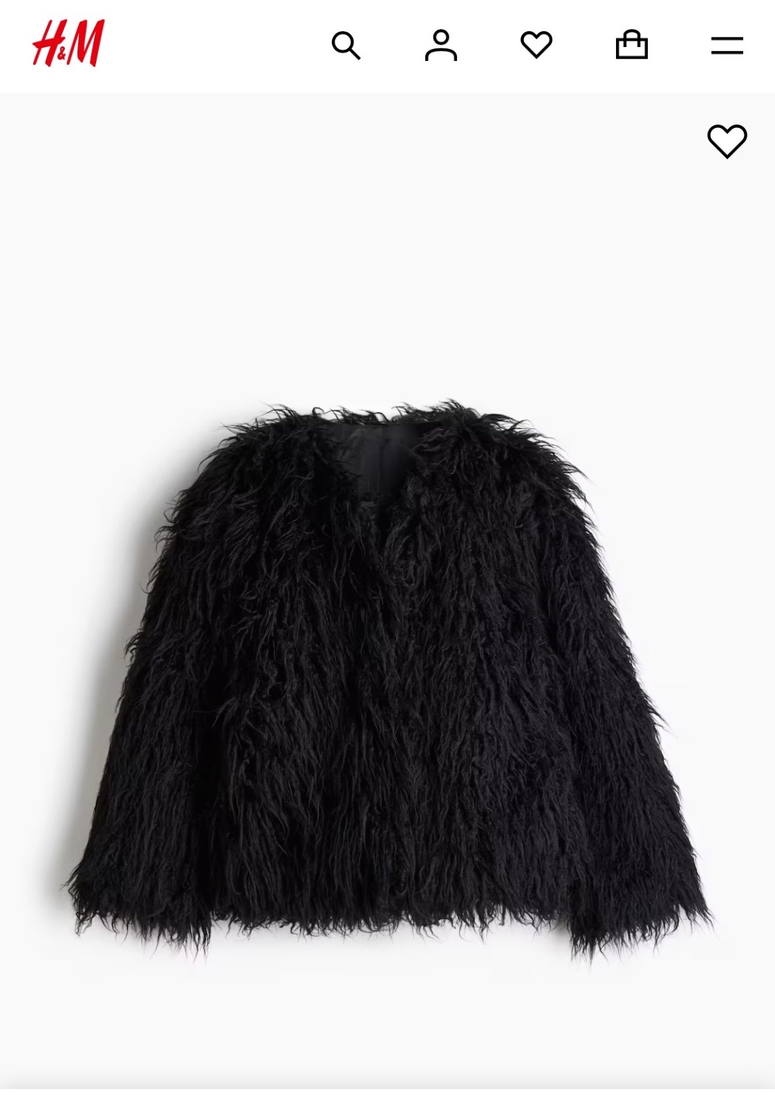 Veste faux Forrure 2-4 ans