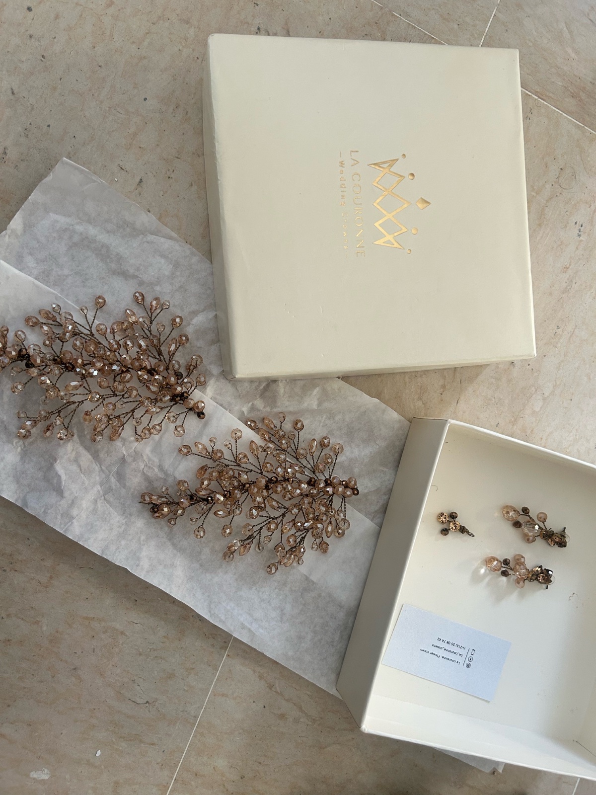 Broches a cheveux La Couronne