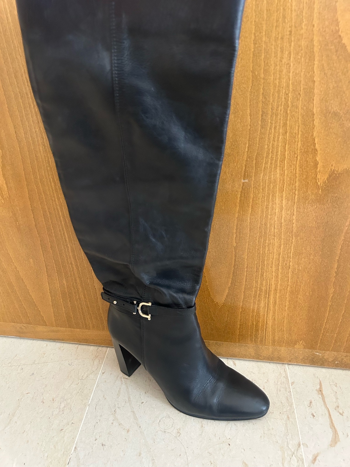 Bottes Zara en veritable cuir