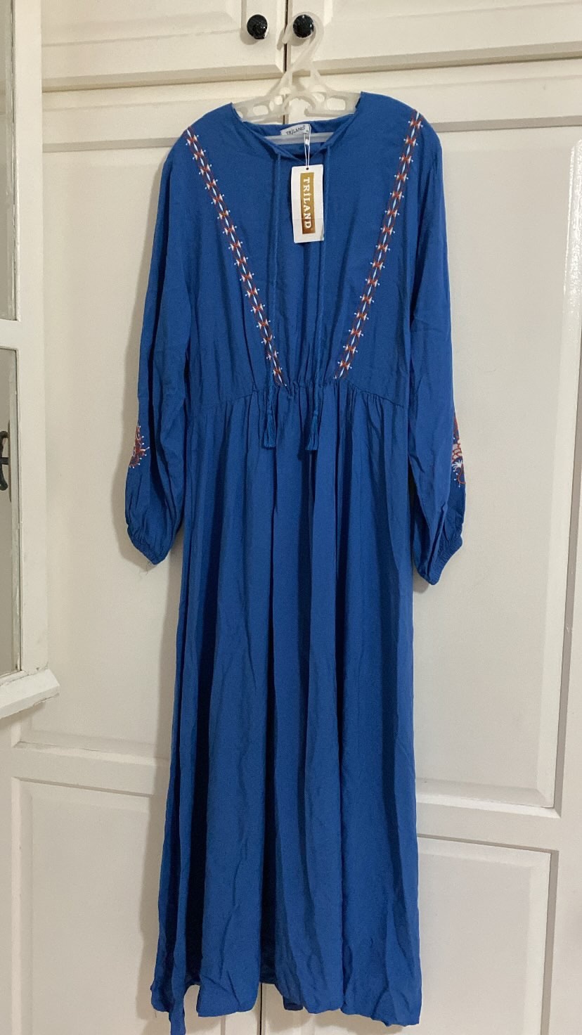 Robe bleu made in Turkey