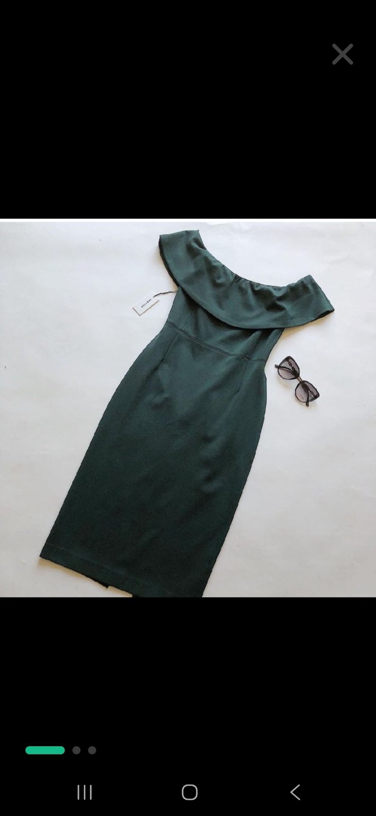 Robe vert royal