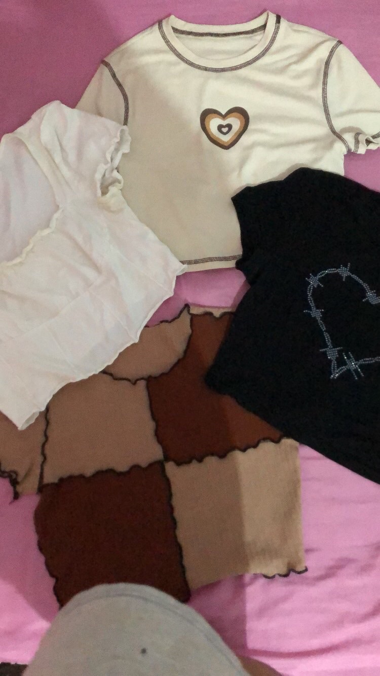 Lot de 4 top