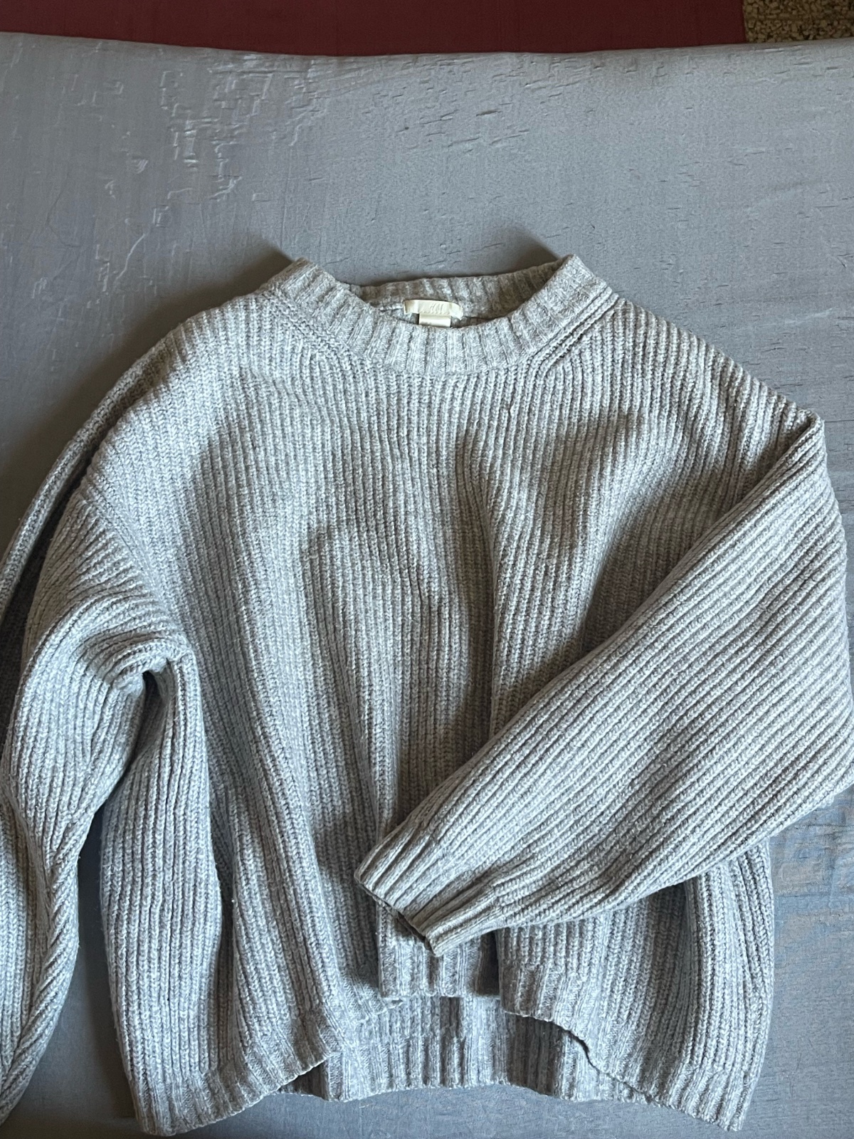 Pull gris taille S