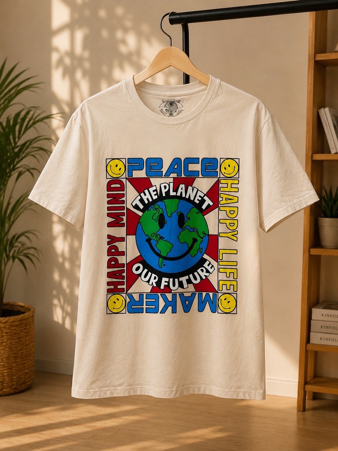 T-shirt HA imprimé graphique – XL