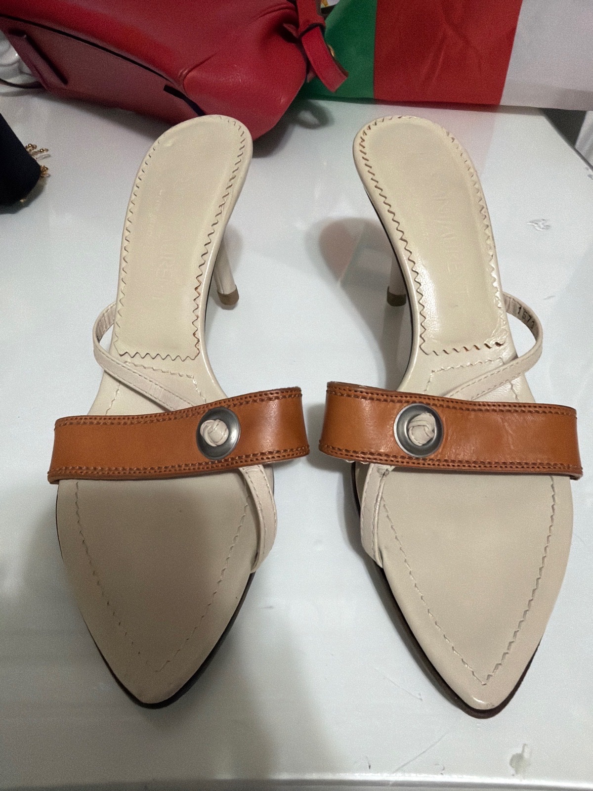 Vintage ysl kitten heels 
