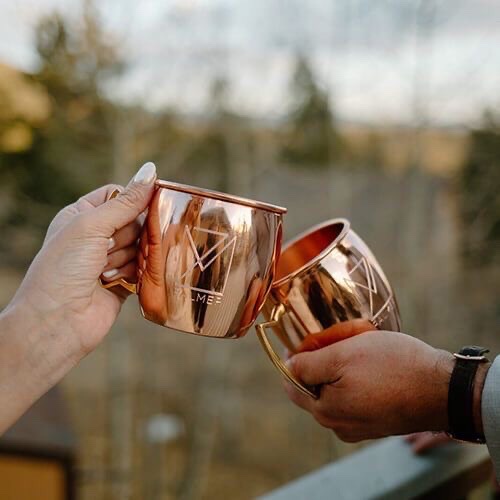 Votre nom gravee sur votre tasse en cuivre