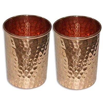 Verre en cuivre rouge pur