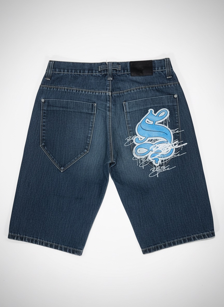 Jnco navy blue short