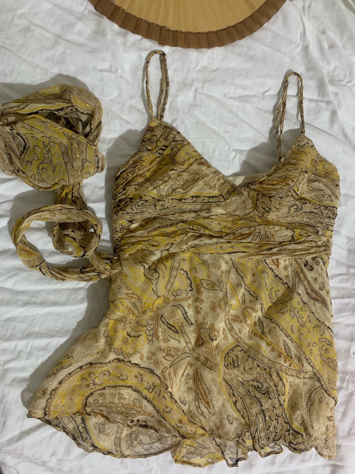 Haut taille S doré