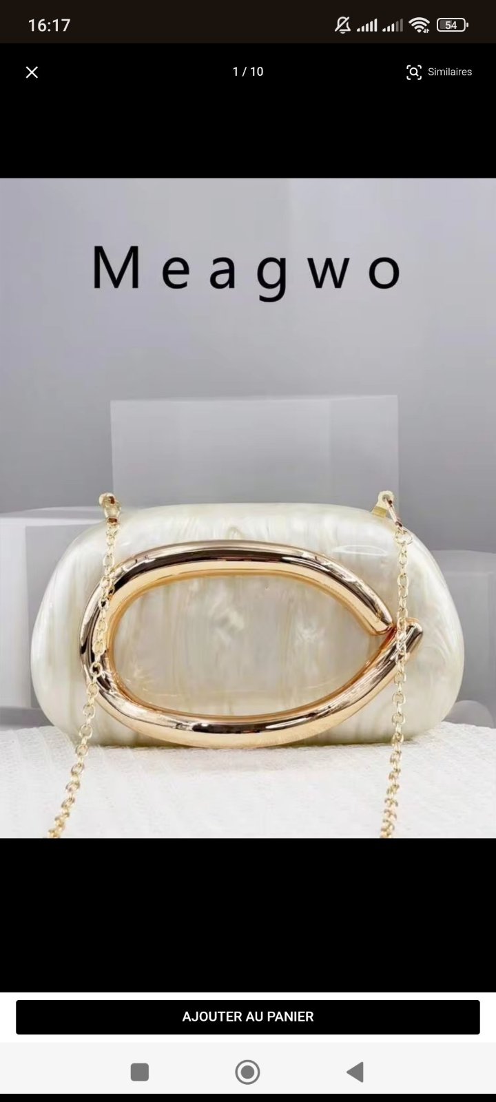 Sac à main asymétrique en acrylique pour femmes européennes et américaines, pochette ronde classique en forme de coquillage, sac à main à la mode pour mariage ou fête