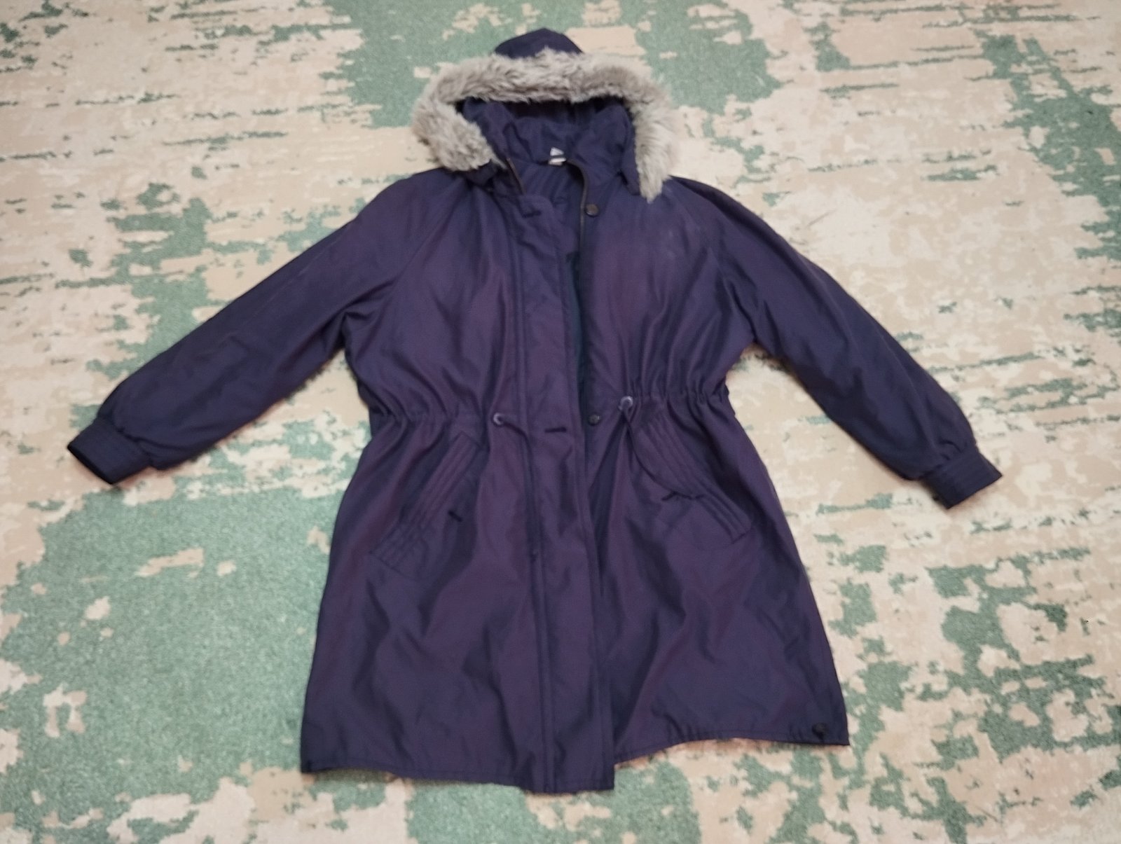 Manteau  à capuche 100% cotton 