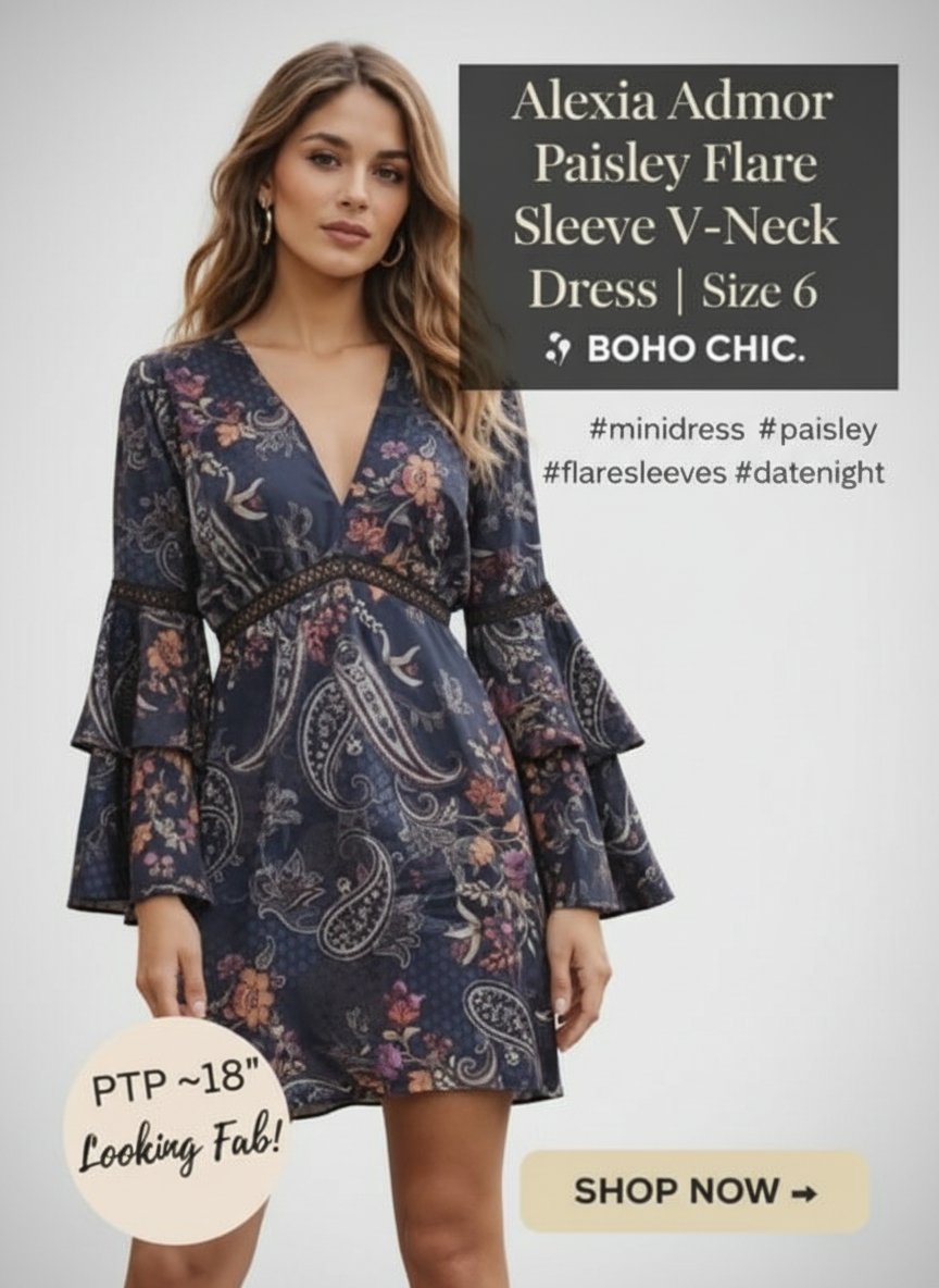 Robe courte à manches volantes