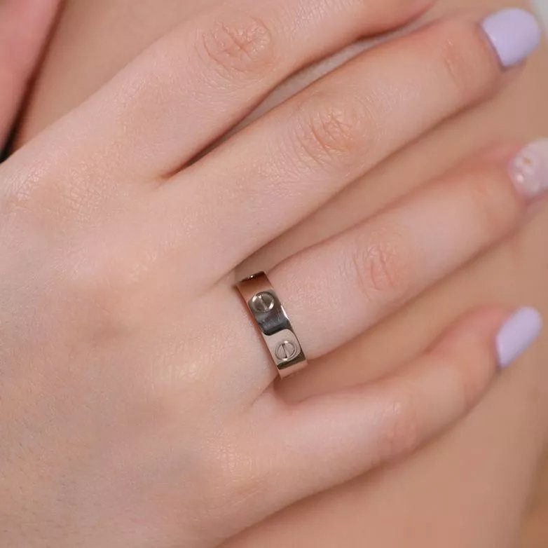 Bague Cartier en plaqué d' Or inoxydable 