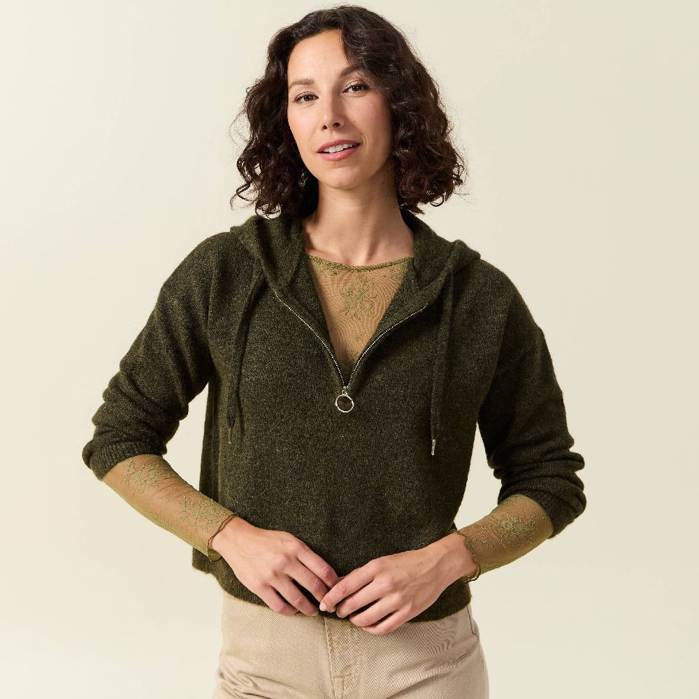 Sweatshirt à capuche Bleu marine H&M