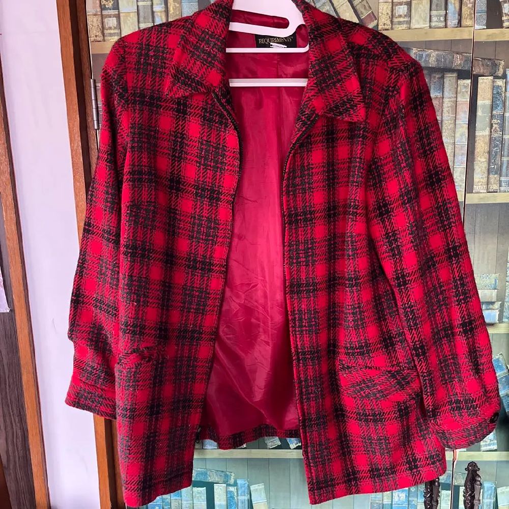 Blazer rouge élégante 