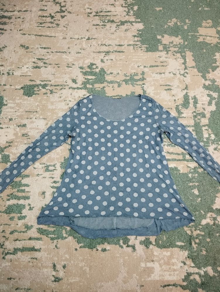 Robe pull bleu clair évasée en bas