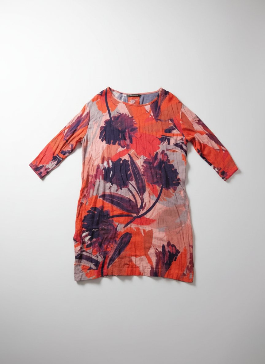 Longue chemise florale