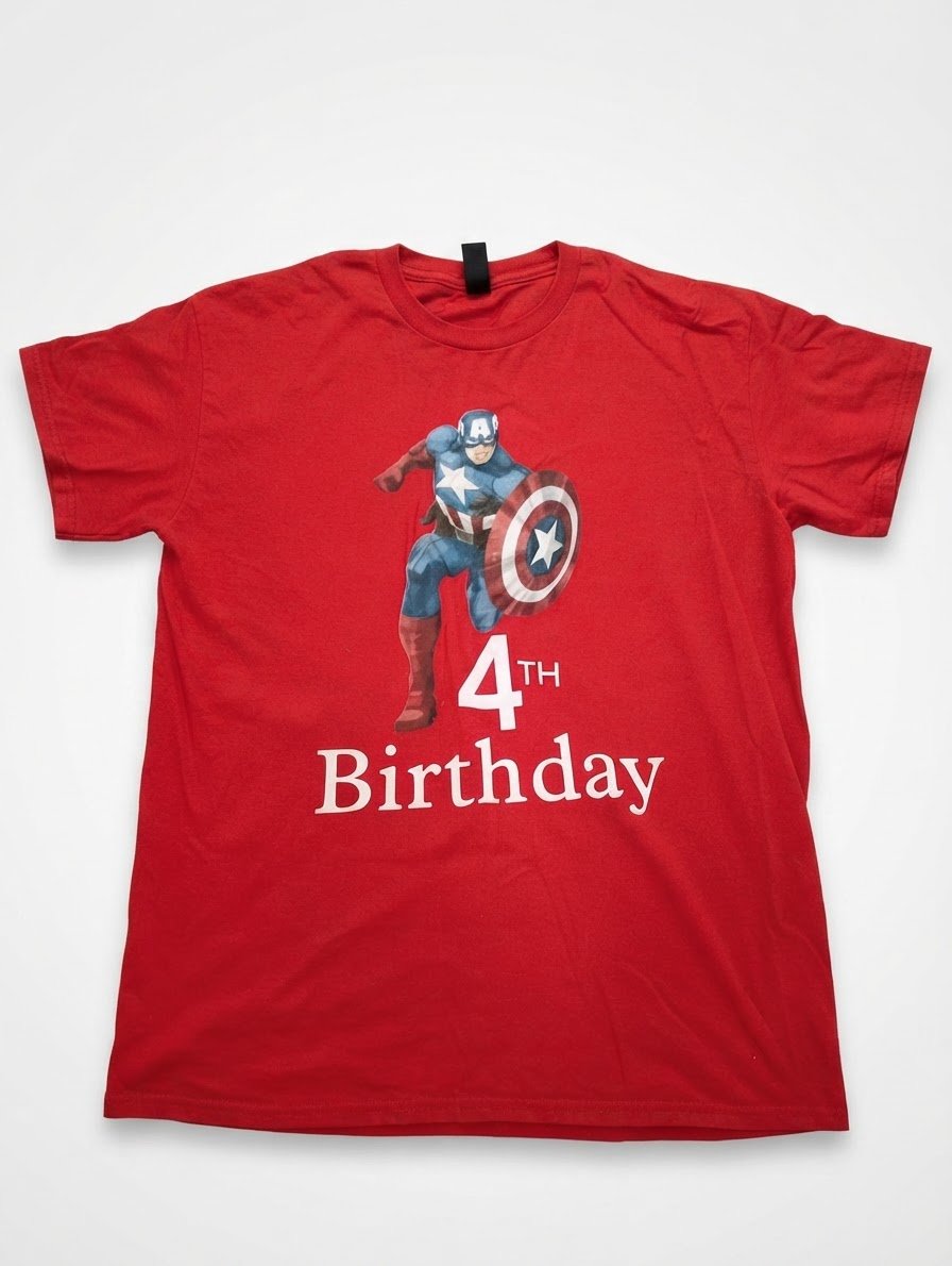 T_shirt Capitaine America
