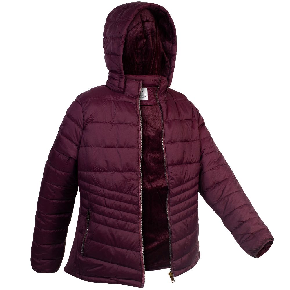 Doudoune mauve 
