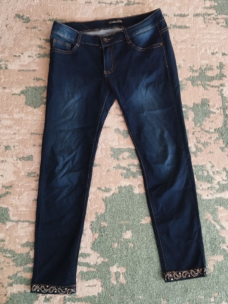 Pantalon Jeans à motif 