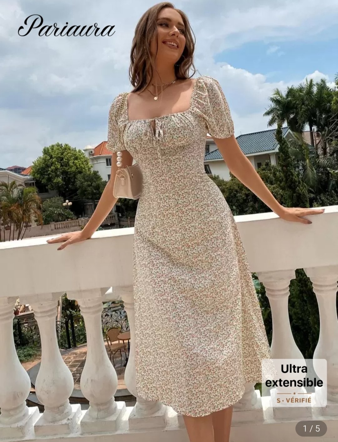 Robe summer florale 