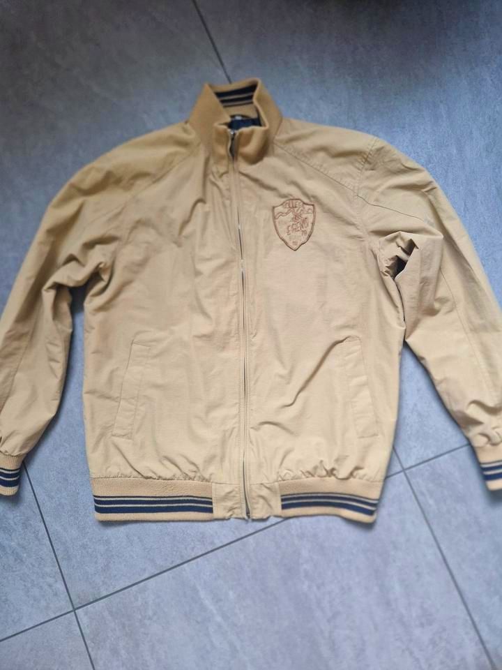 Jacket beige homme style universitaire 