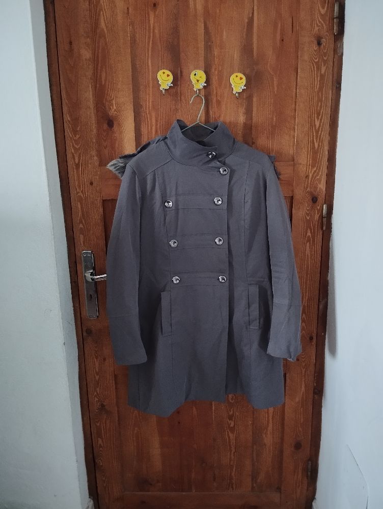 Parka-Manteau violet clair 100% coton 
