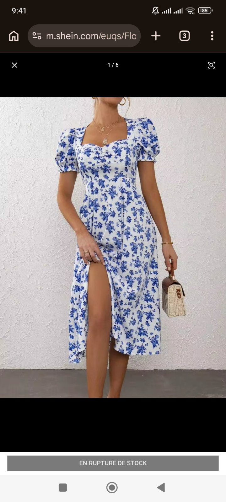Robe summer à imprimé floral