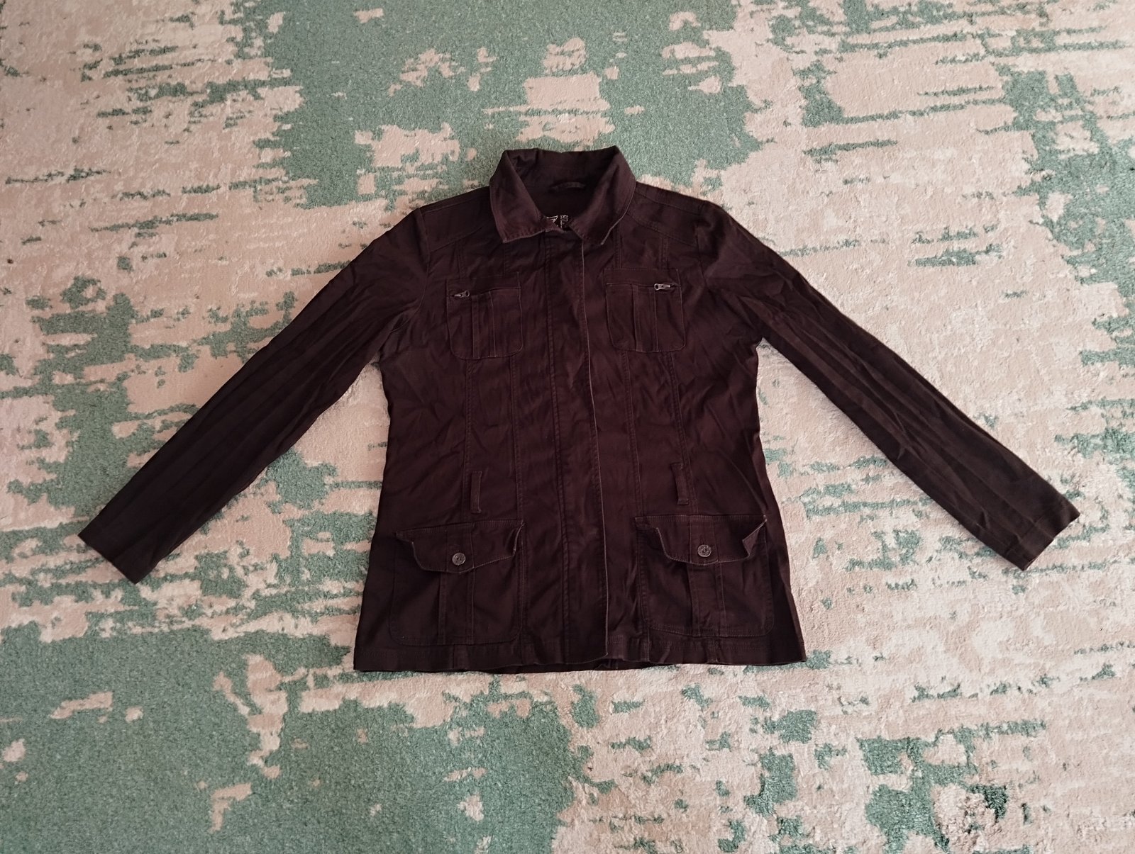 Veste marron style militaire 