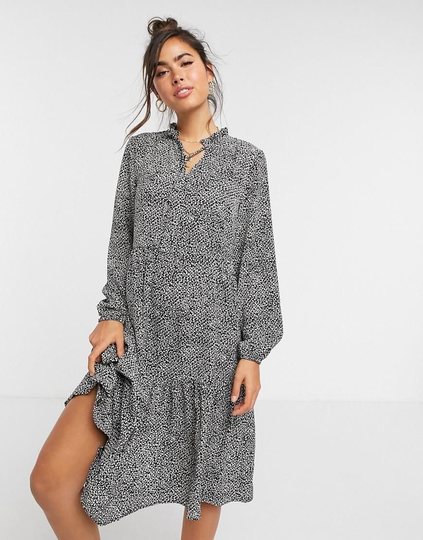 Piece Robe de jour noir et blanc