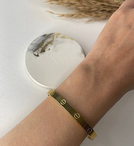 Bracelet Cartier en plaqué d'Or inoxydable 
