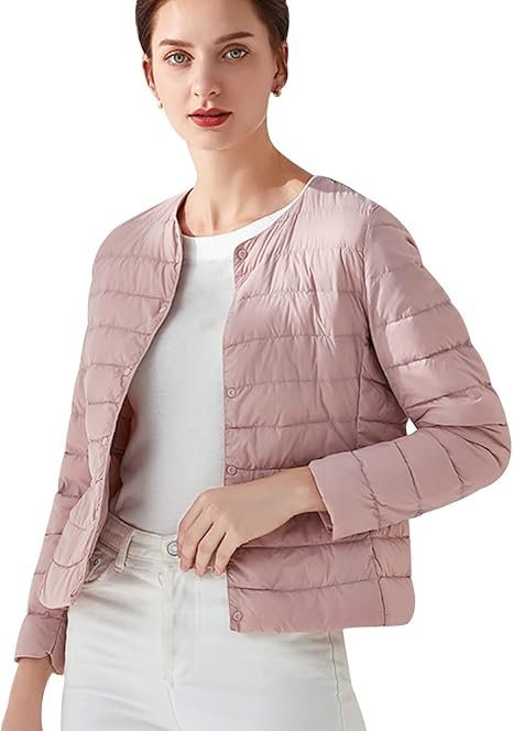 Doudoune double face rose bébé -grise très pratique