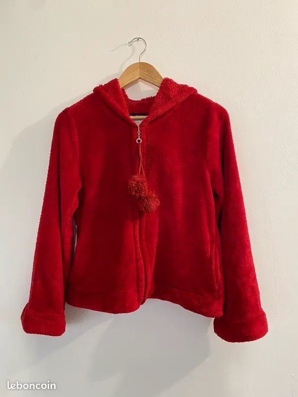 Gilet rouge Etam