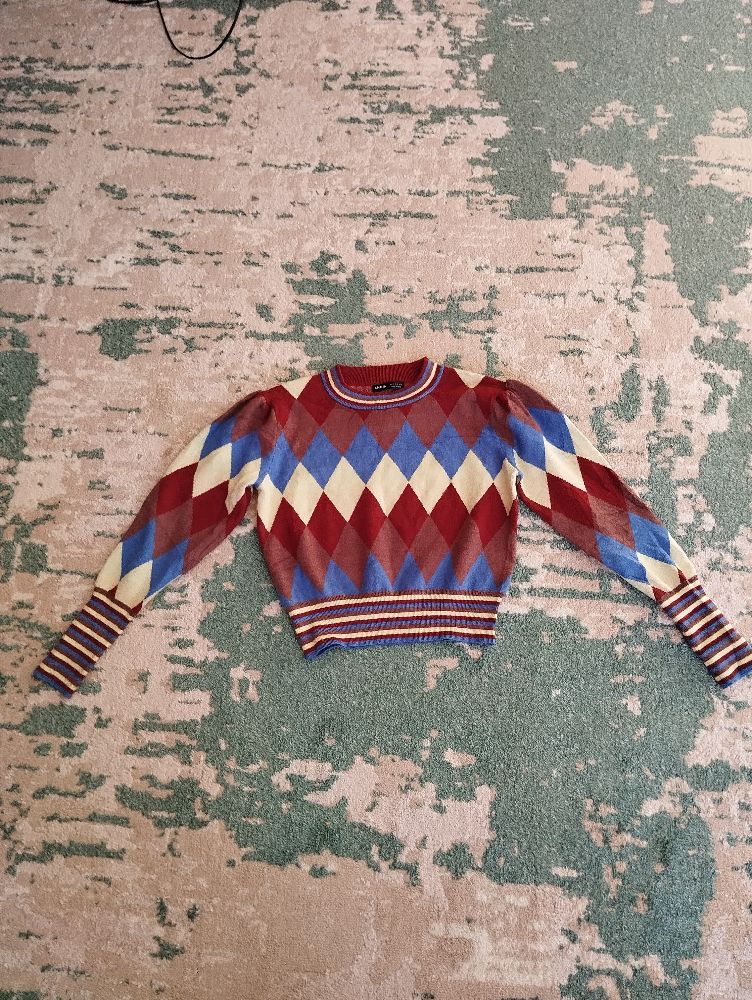 Sweater Argyle de shein 