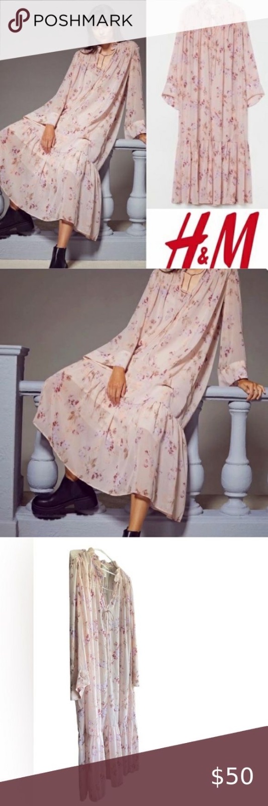 Long chiffon dress 