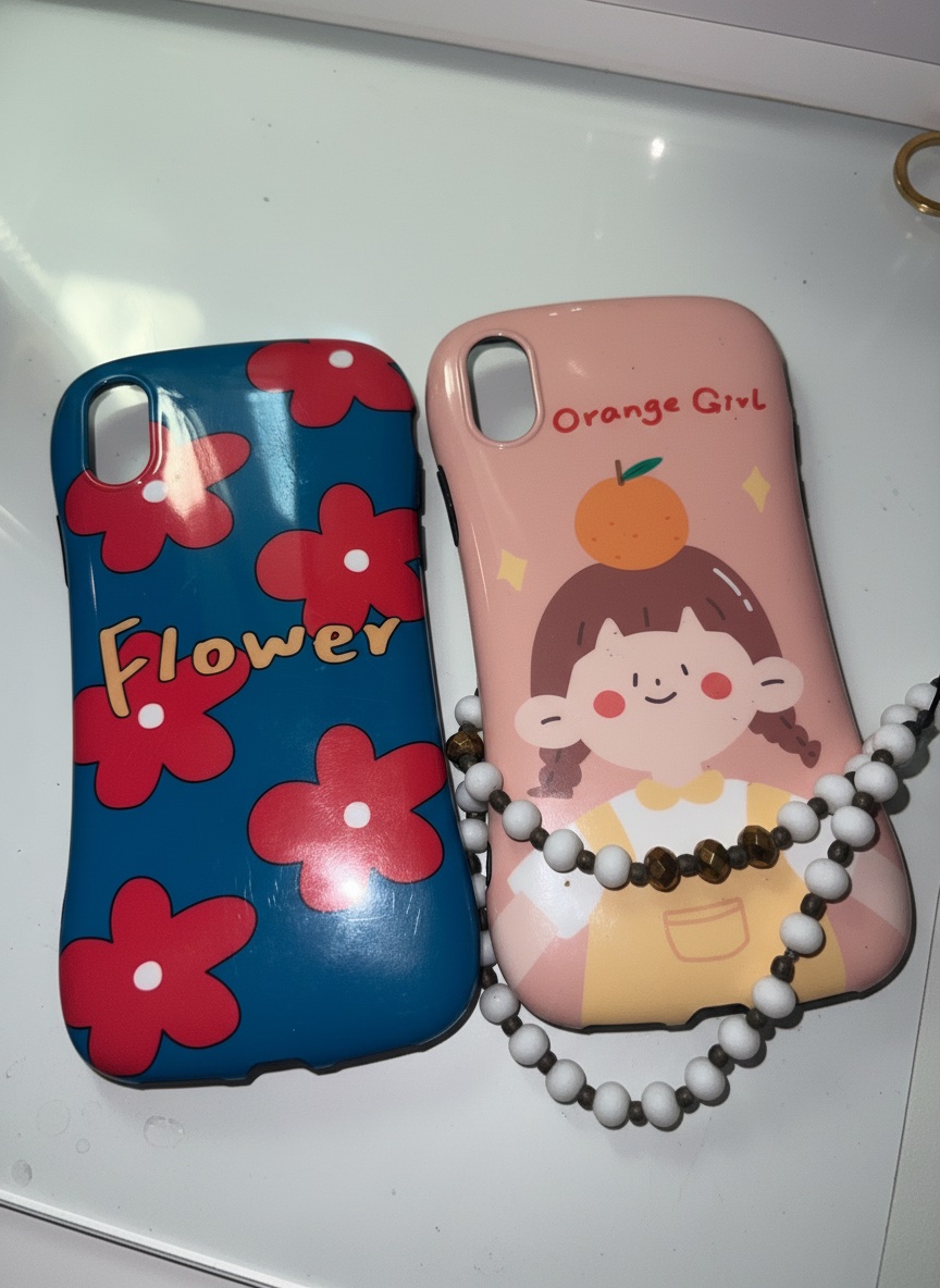 2 caches iphone x/xs +chaine cadeau 🎁