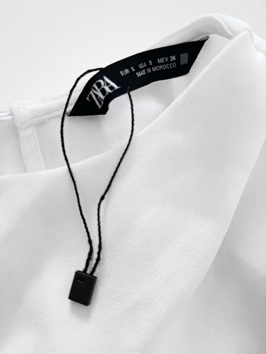 Chemise blance de la marque zara neuf 