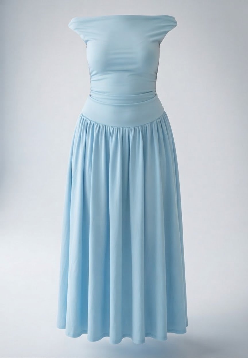 Robe bleu ciel 