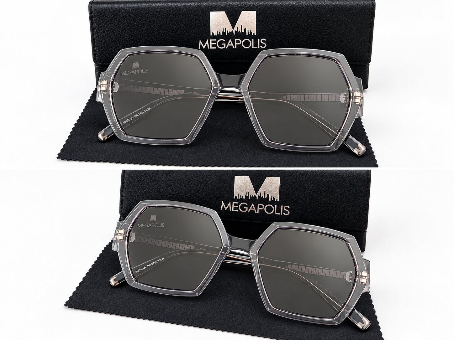 Lunette solaire gris 