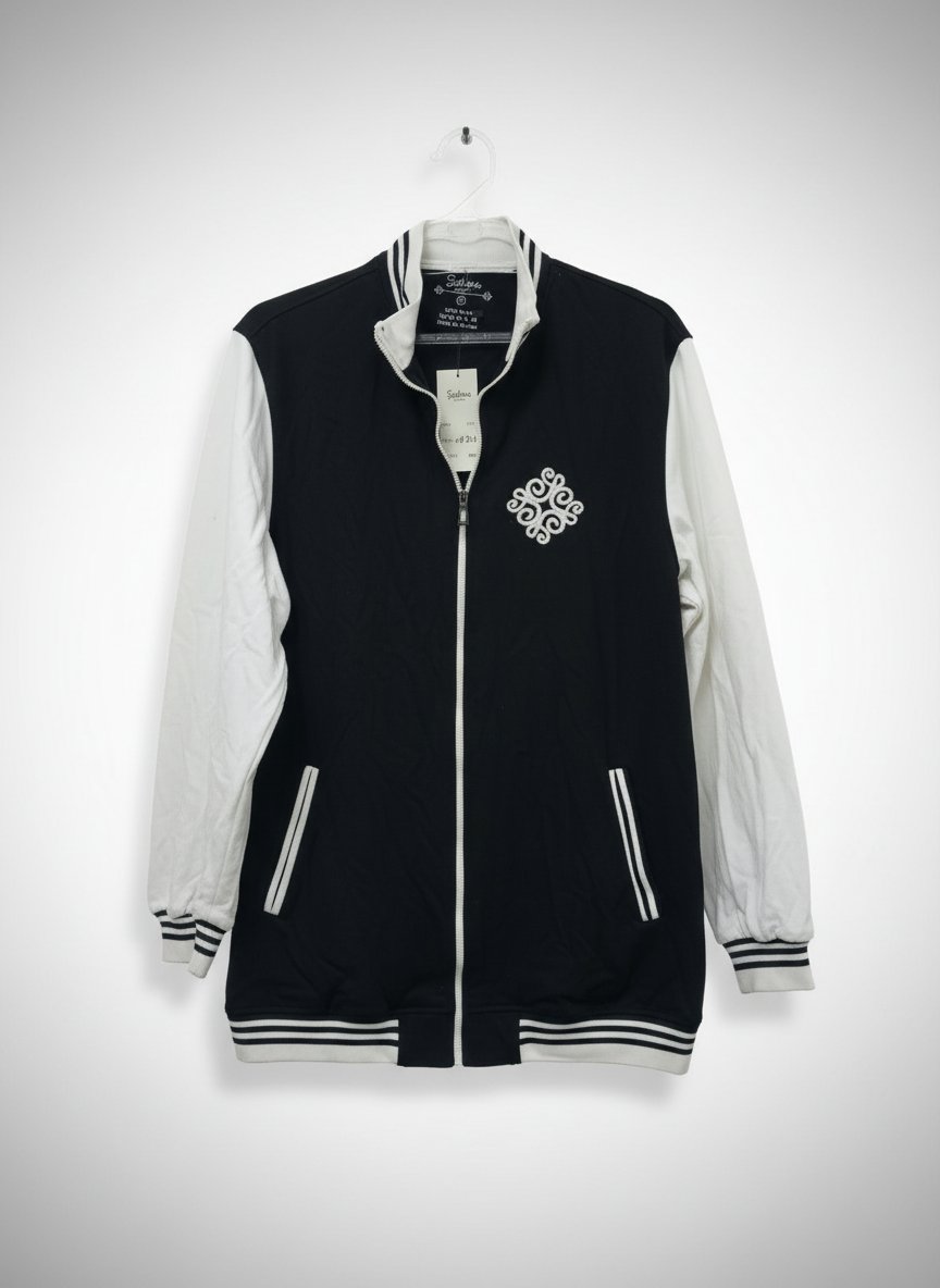 Gilet noir et blanc 