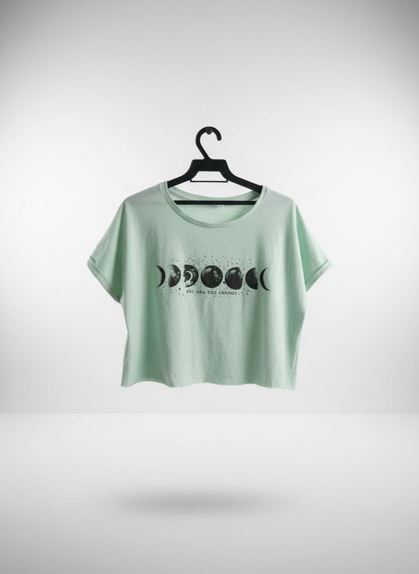 T shirt vert d'eau 