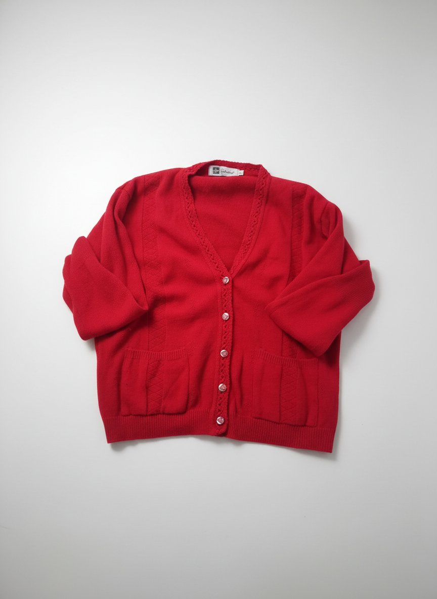 Cardigan rouge