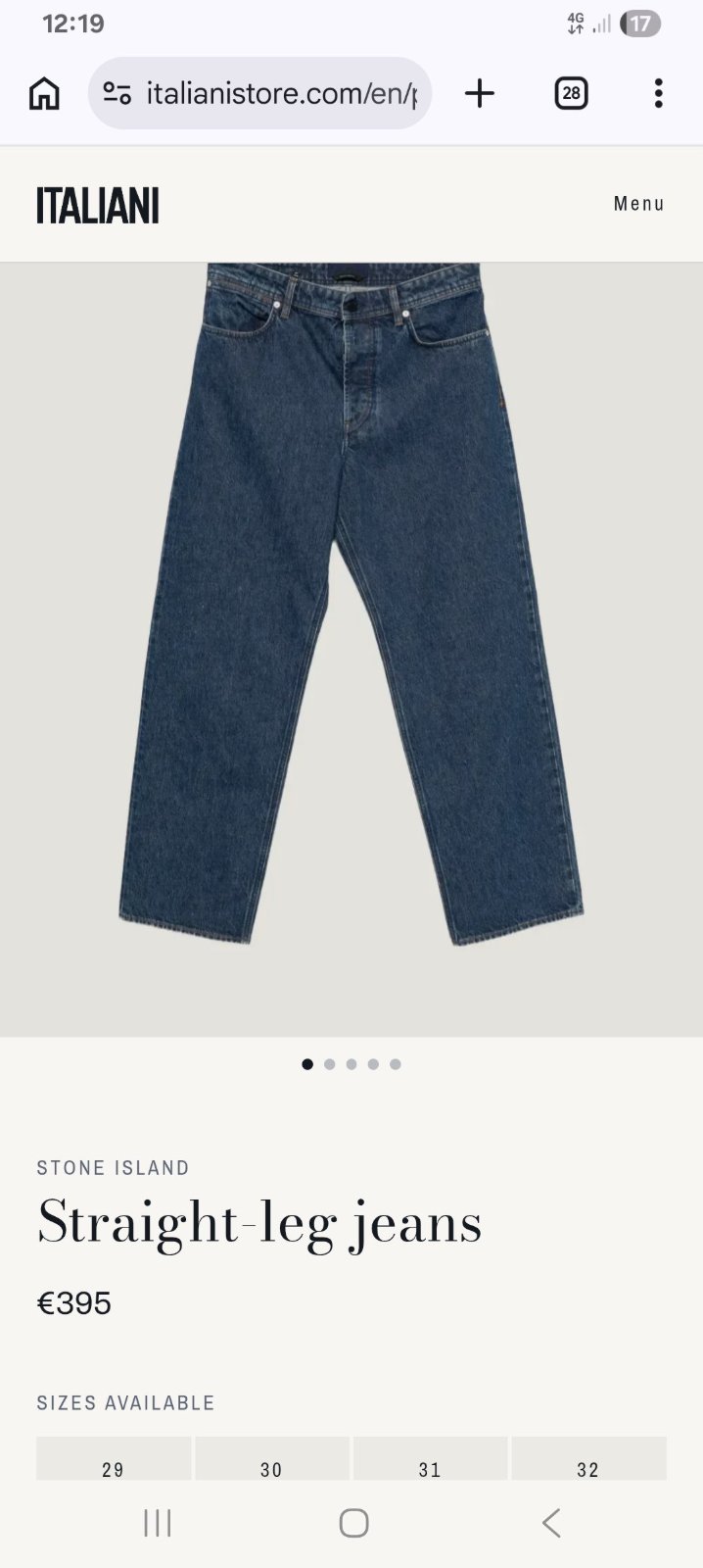 Pantalon homme stone island