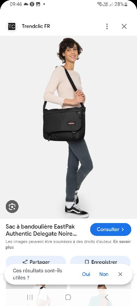 Jolie sac porté épaule estpak