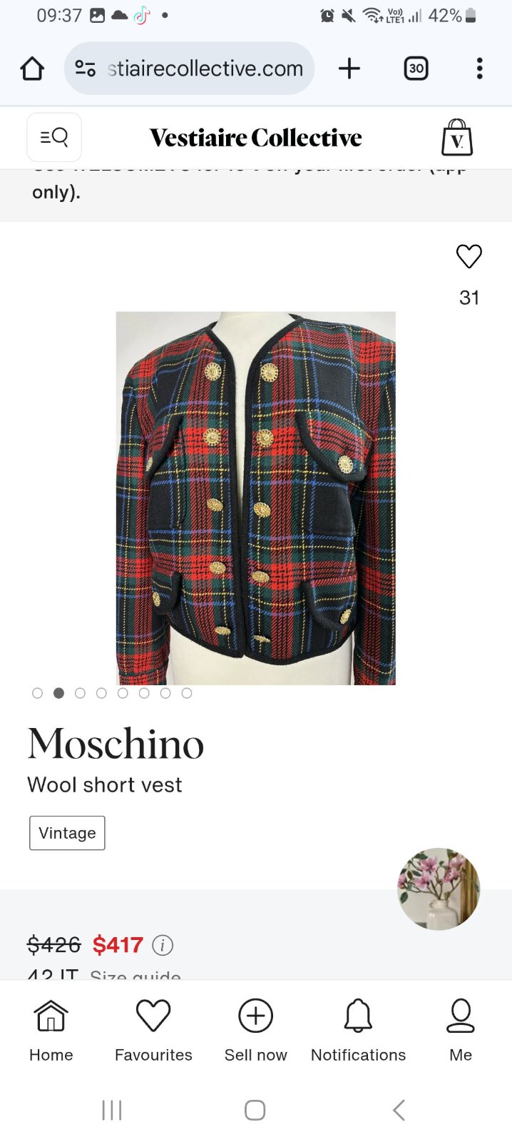 Très jolie veste Moschino trop classe 