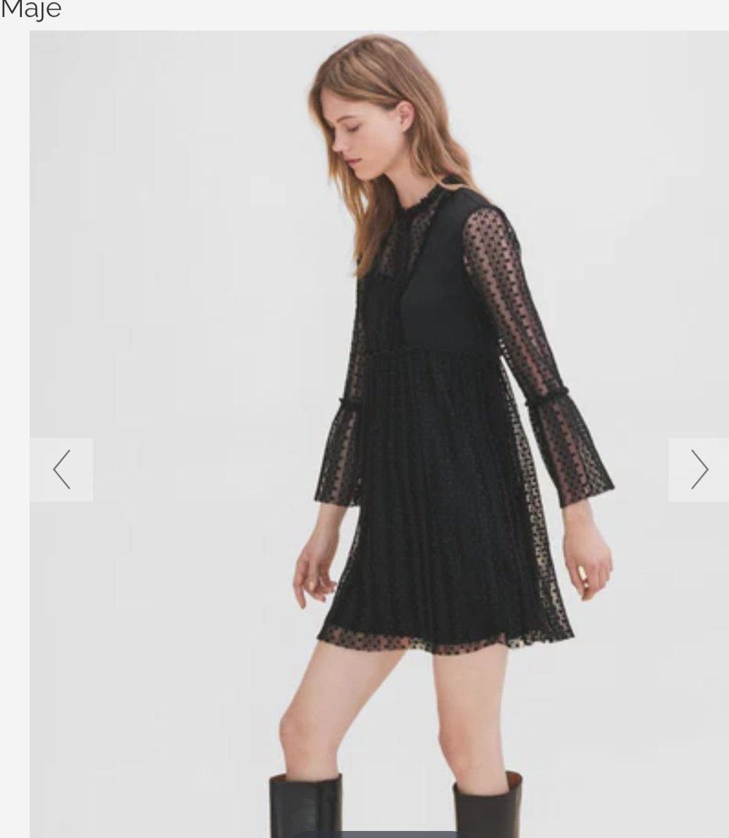 Magnifique robe maje en dentelle 