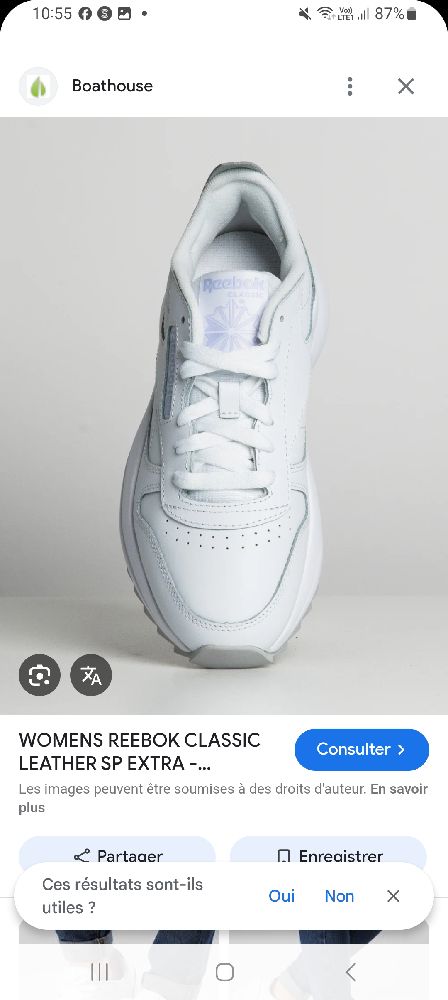 Baskets Reebok neuf jamais porté 