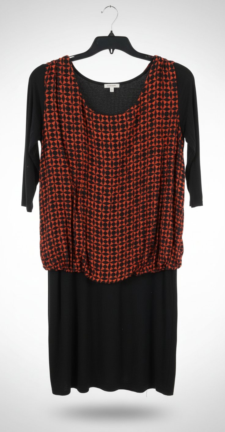 Robe noir ,rouge