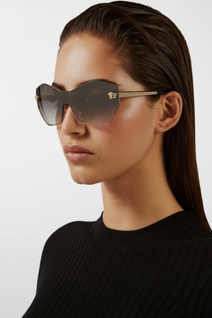 Versace Glam Stud Medusa Head 2182 jamais portées